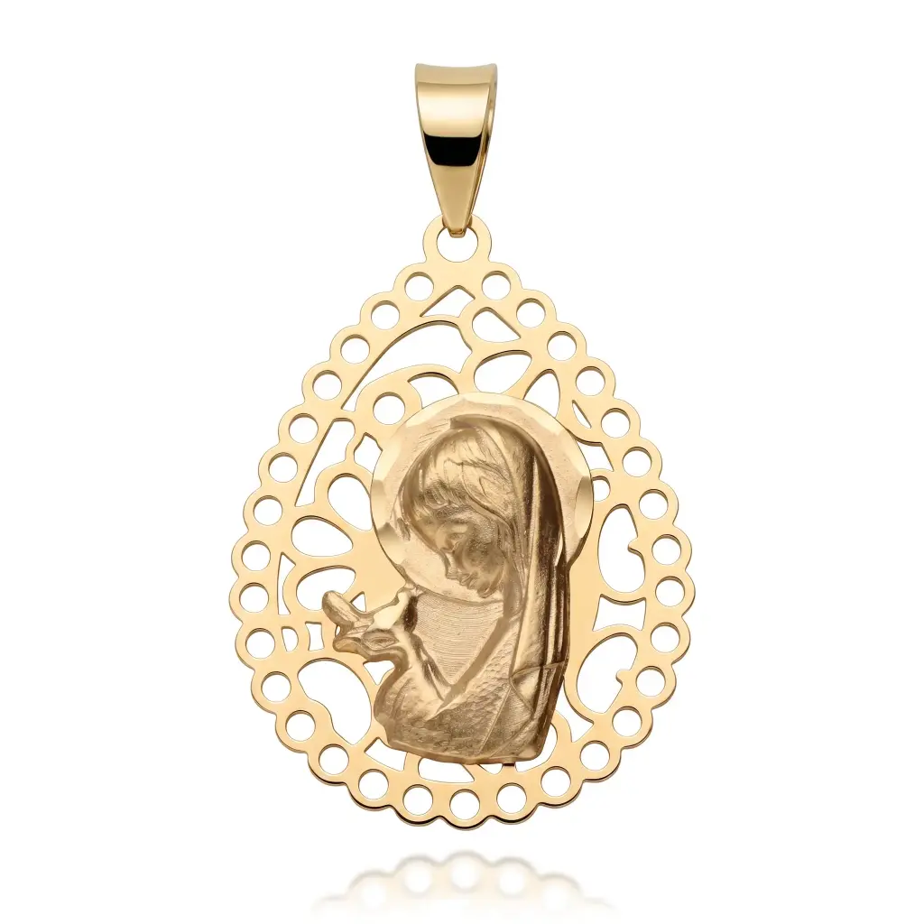 Medalla Virgen Niña Lágrima
