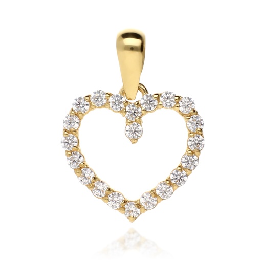 [2701] Colgante Corazón Oro Amarillo