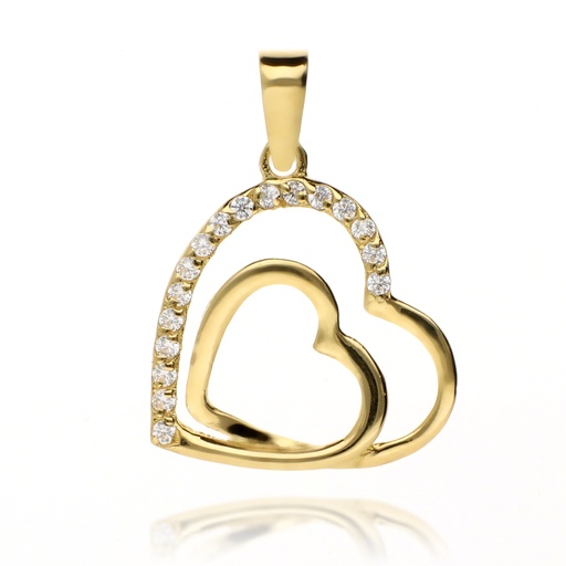 [2702 OA] Colgante Corazón Oro Amarillo