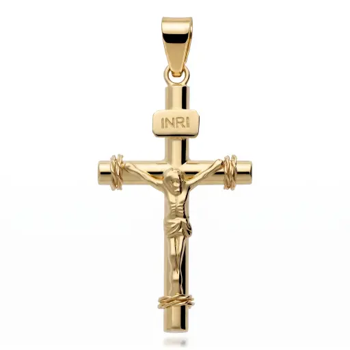 [6010-1] Cruz Cristo Troquel Tubo Cuerdas 2.5 mm