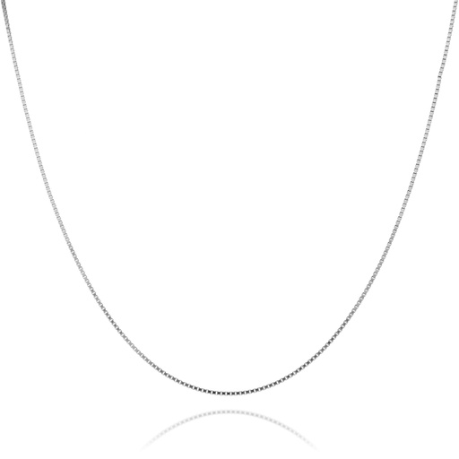 [VENECIANA O.BL] Cadena Maciza Veneciana Oro Blanco