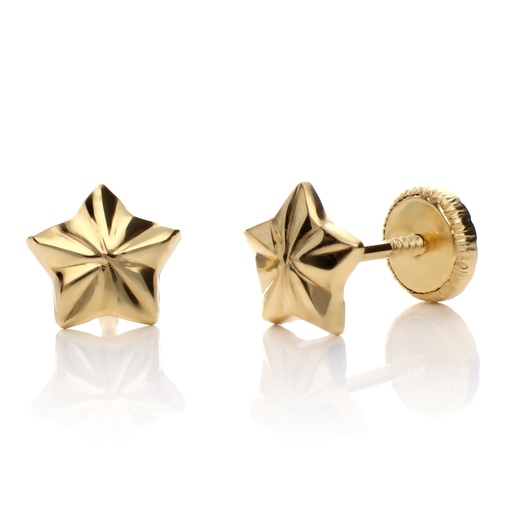 [8505-1] Pendientes Tuerca Estrella