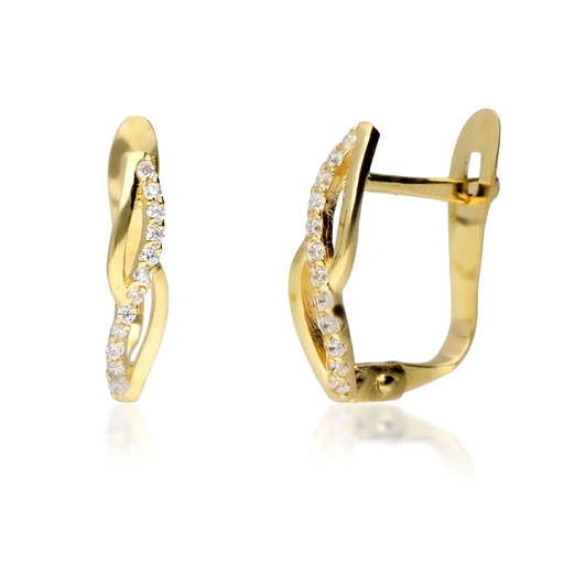 [4811p OA] Pendientes Catalán Engaste Oro Amarillo