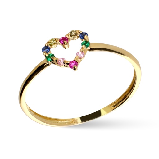 [8456s] Sortija Corazón Color