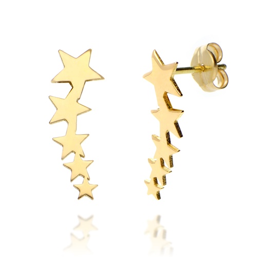 [7232] Pendientes Presión Trepador Estrellas