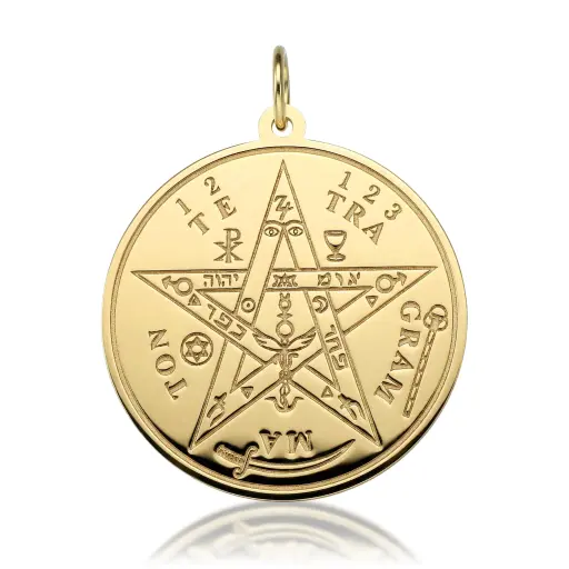 [2502/22] Colgante Tetragramatón