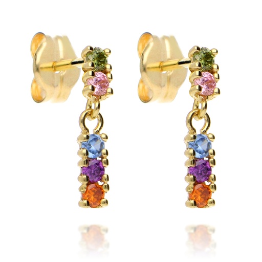 [8446] Pendientes Presión Color