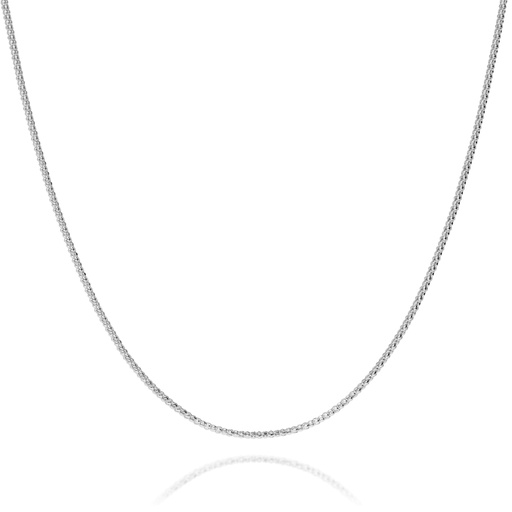 [10260 O.BL.] Cadena Maciza Koreana Oro Blanco