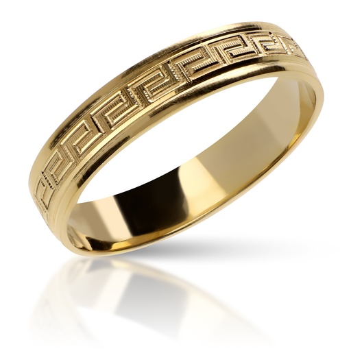[GRECA OA] Alianza Talla 4 mm Media Caña Oro Amarillo