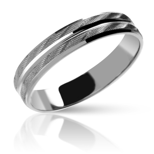 [F-O.BL.] Alianza Talla 4 mm Plana Oro Blanco