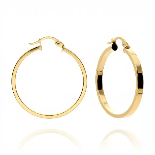 [7220] Pendientes Aros 3 mm Tabla Catalán