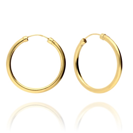 [AROS TUBO 2] Pendientes Aros 2 mm Tubo