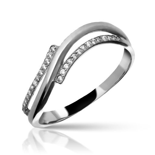 [3084 OBL] Sortija Engaste Oro Blanco