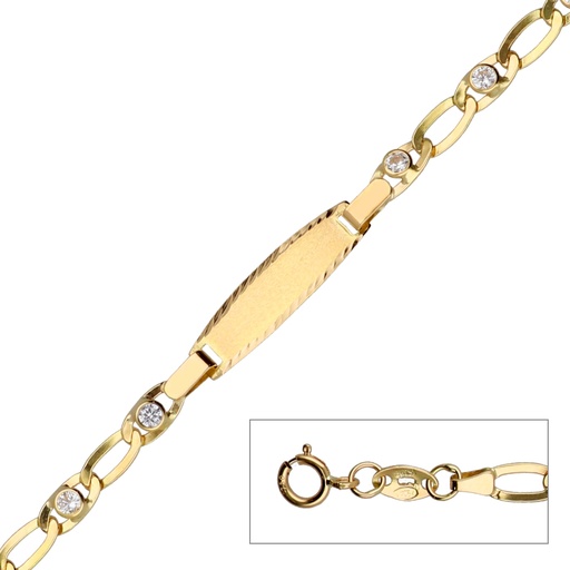 [5045] Pulsera Bebé Chapa Bilbao Circonitas