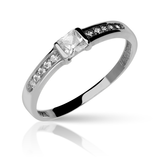 [3164 OBL] Sortija Engaste Oro Blanco