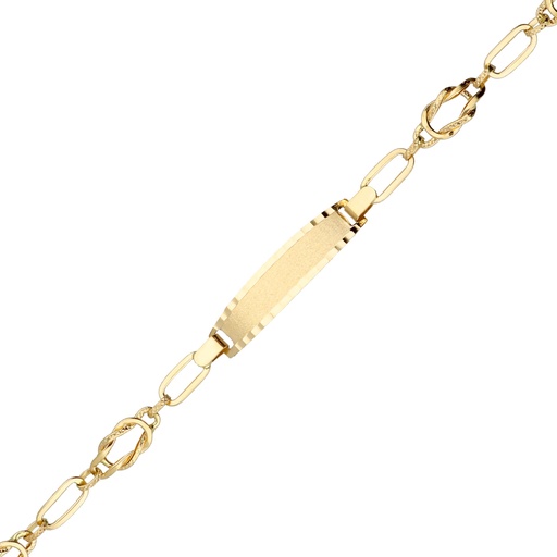 [5638] Pulsera Chapa Lisa