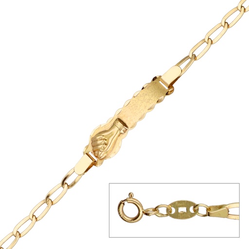 [5095] Pulsera Bebé Chapa Higa