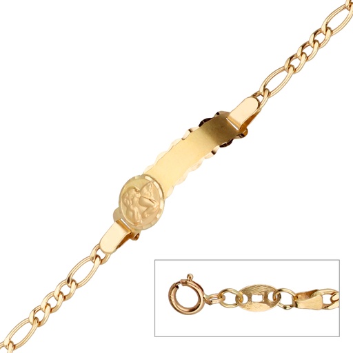 [5097] Pulsera Bebé Chapa Angelito