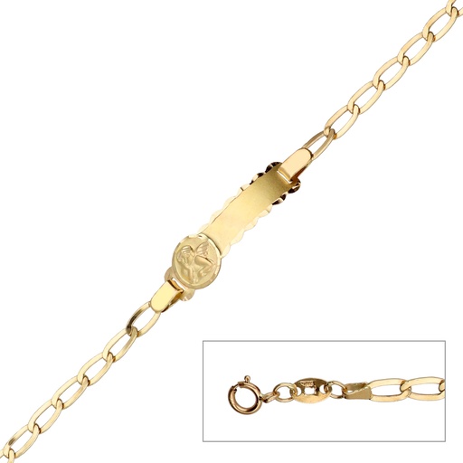 [5100] Pulsera Bebé Chapa Angelito