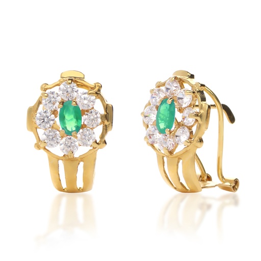 [4488p] Pendientes Omega Engaste