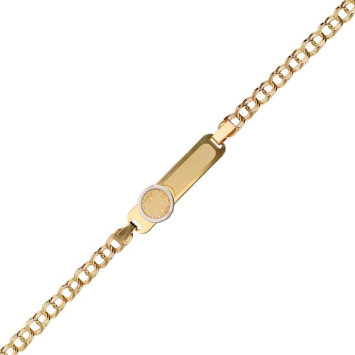[5708] Pulsera Bebé Chapa Húngara Reloj