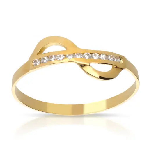 [4066s OA] Sortija Circonitas Oro Amarillo