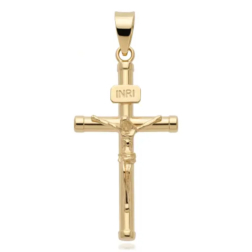 [6051] Cruz Cristo Fundición Tubo de 2.5 mm