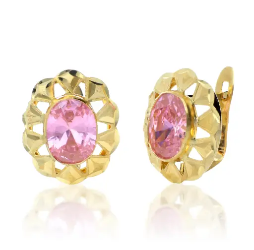 [7471p] Pendientes Catalán Roseta Color