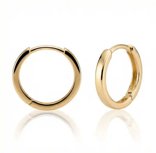 [8580-12] Pendientes Aros Planos