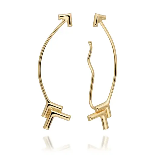 [7578] Pendientes Trepador Flecha