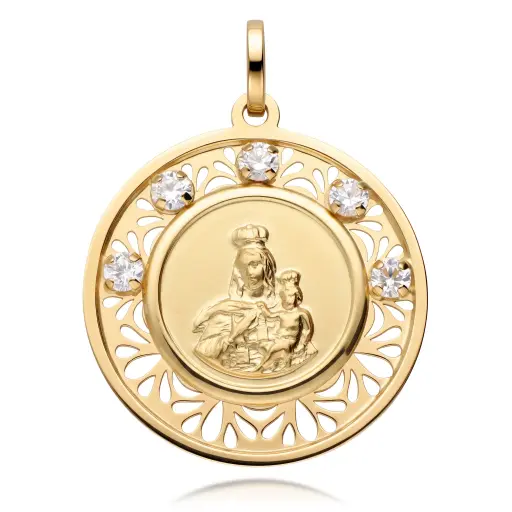 [6383-22] Medalla Virgen del Carmen Circonitas