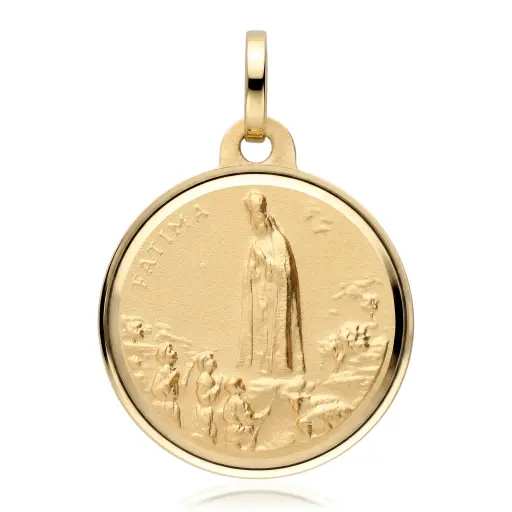 [6382 B] Medalla Virgen de Fátima Bisel