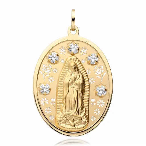 [6412] Medalla Virgen de Guadalupe Circonitas
