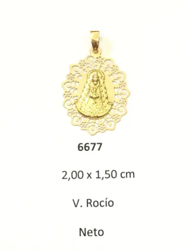 [6677] Medalla Virgen del Rocío