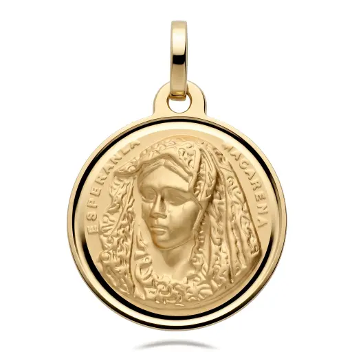 [6643 B] Medalla Virgen de la Macarena Bisel