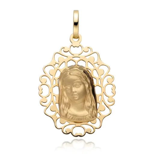 [6353] Medalla Virgen Niña