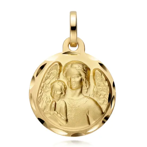 [6127] Medalla Angel Guarda Redonda