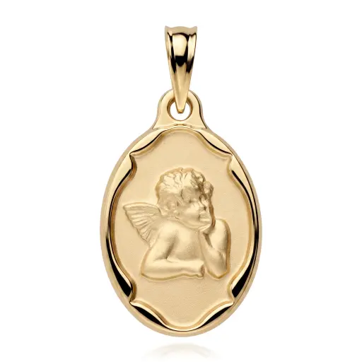 [6043] Medalla Angelote Oval