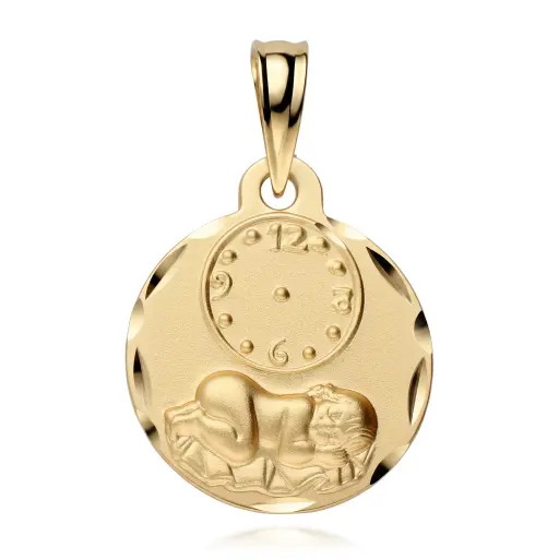 [6039] Medalla Niño Reloj Redonda